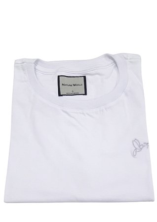 Camiseta Puro Algodão Feminina Coleção Casual Beija-Flor