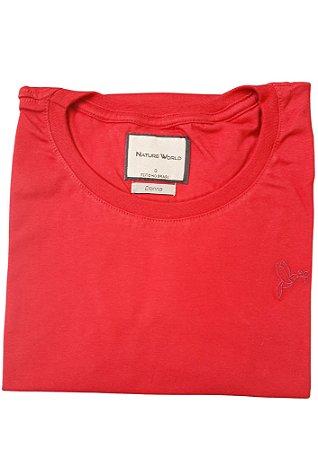 Camiseta Puro Algodão Feminina Coleção Casual Beija-Flor