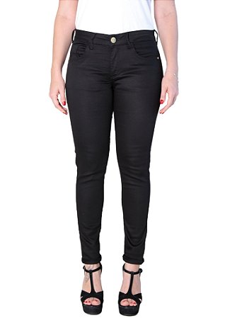 Calça Sarja Feminina Skinny Preta