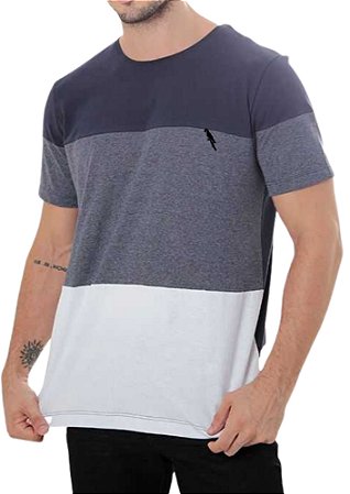 Camiseta Algodão Recorte Coleção Casual Arara