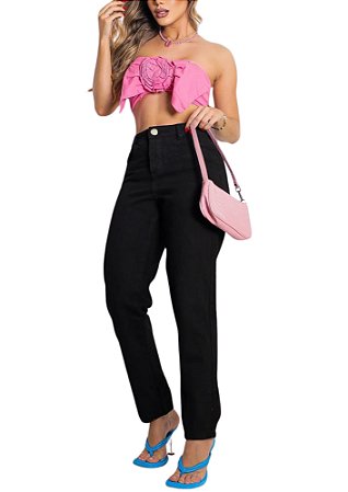 Calça Sarja Feminina Comfort Preta