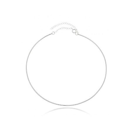 Conjunto choker aro + brinco palito