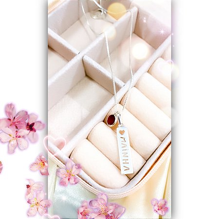 Colar Feminino Mainha 45 cm em prata 925
