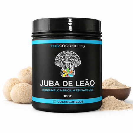 Cogumelo Juba de Leão - Desidratado em Pó - 100g