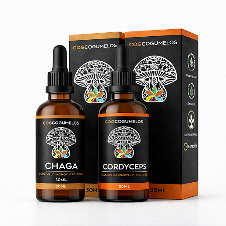 Kit Duo Vital - Cordyceps Militaris + Chaga