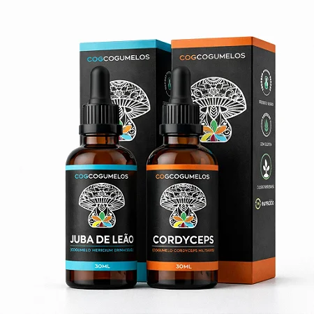 Kit Duo Essencial - Juba de Leão + Cordyceps