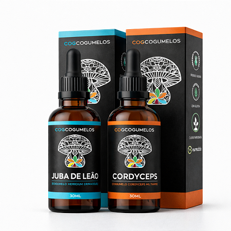 Kit Duo Essencial - Juba de Leão + Cordyceps