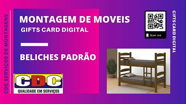 Montagem de Beliche Padrão Simples