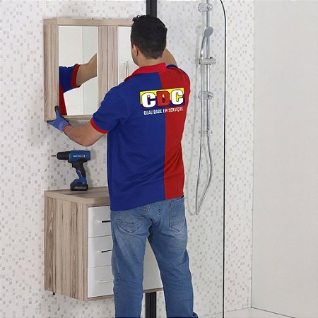 Montagem e Instalação de Gabinete de Banheiro