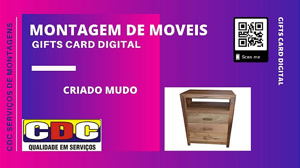 Montagem de Mesa de Cabeceira