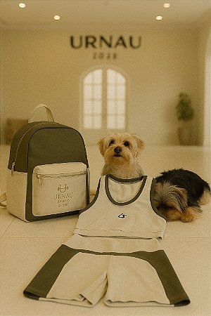 Conjunto Nude e Verde