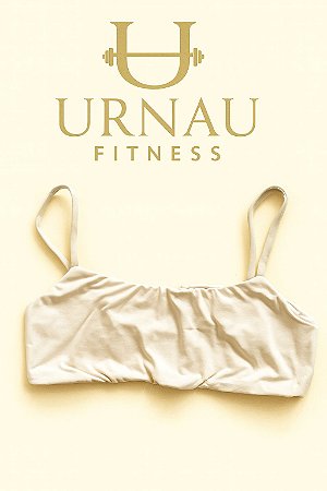 Top alça fina - off White - Tamanho: M sem bojo