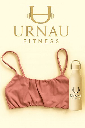 Top alça fina - Rosa queimado - Tamanho: M sem bojo