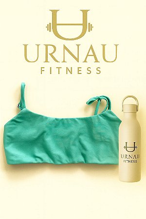 Top alça fina - verde água - Tamanho: M- sem bojo