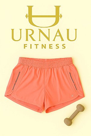 Short Laranja Florescente- Tamanho: G