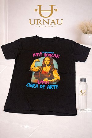 Camiseta Preta …obra de arte … - Algodão - Tamanho: M