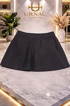 Saia com short - chumbo- Tamanho: P/ M