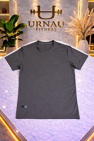 Camiseta Dry Fit - NK- Chumbo- Tamanho- G