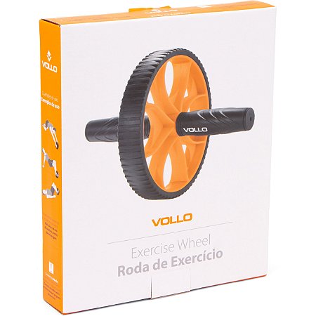 Roda de Exercicio Abdominais, Lombar, Abwheel, Fitness, Original  Simples VP1010 Vollo