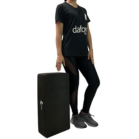 Step Para Exercícios Em EVA 60x30x12cm DF1021 Preto Dafoca Sports