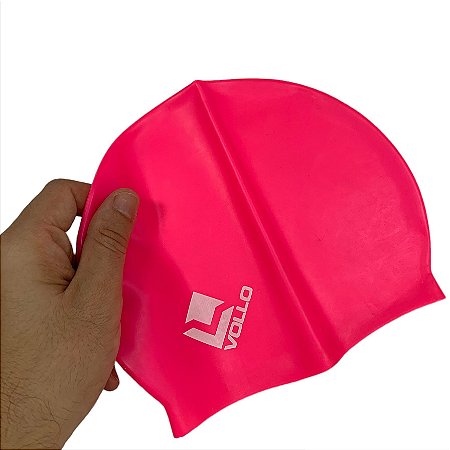 Touca Natação e Hidroginástica Silicone VN301-4 Vollo Rosa