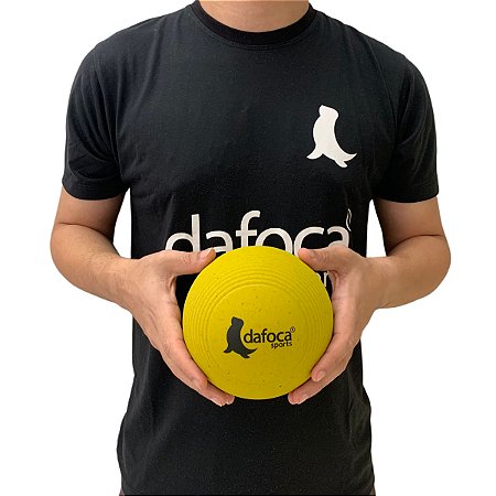 Bola de Iniciação BI10 N10 Em Borracha Amarela Dafoca Sports