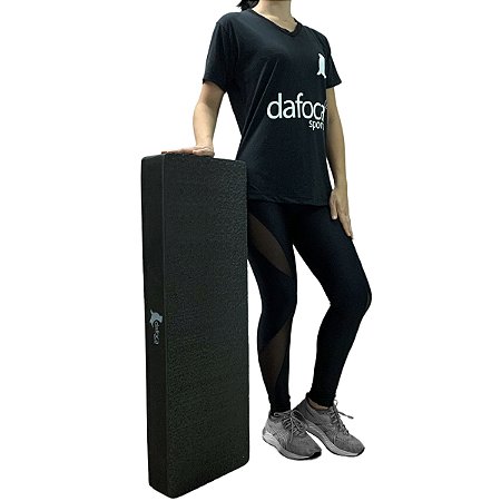 Step Para Exercícios Em EVA 90x30x10cm DF1029 Preto Dafoca Sports