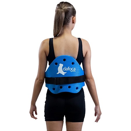 Colete Flutuante Para Hidroginástica Medida M 100Kg DF1201-AZ Azul Royal Dafoca Sports