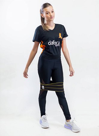 Hip Band Em Poliéster Nível Médio Linha PRO DF7021-M Preto Dafoca Sports
