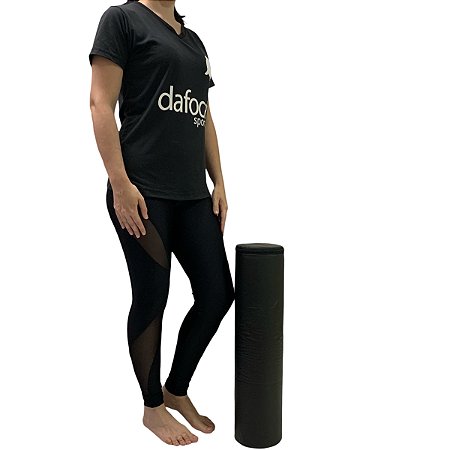 Rolo de Posicionamento 60X15cm Preto Dafoca Sports Com Zíper