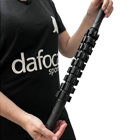 Bastão de Automassagem De Fisioterapia Preto Liftness Dafoca Sports