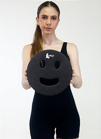 Acqua Disco Hidroginástica Sorriso Em EVA DF1011-PT 27cm Preto Dafoca Sports