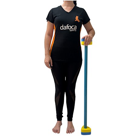 Halter em Barra Para Hidroginástica DF1120-AZ 1 a 2kg Azul e Amarelo Dafoca Sports