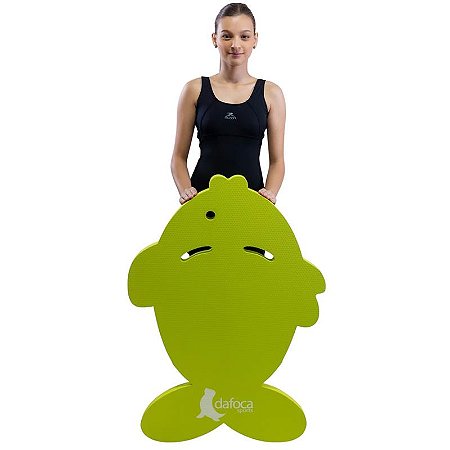 Tapete Flutuante Eva Natação Infantil Para Piscina DF4100-PE Peixe Verde Dafoca Sports