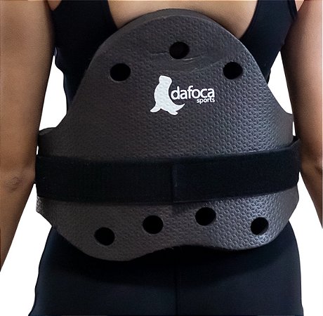 Colete Flutuante Para Hidroginástica Medida P 80Kg DF1200-PT Preto Dafoca Sports