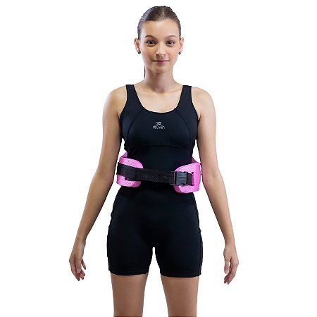 Colete Flutuante Para Hidroginástica Medida G 120kg DF1202-RS Rosa Dafoca Sports