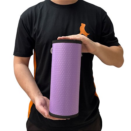 Rolo Massagem Liberação Miofascial Em EVA 30x12cm DF1060-LI Lilás Dafoca Sports