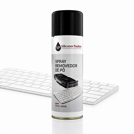 Spray Ar Comprimido 400ml 250g Limpa Pó PC Teclado PS4 PS5 Eletrônicos Silicone Paulista