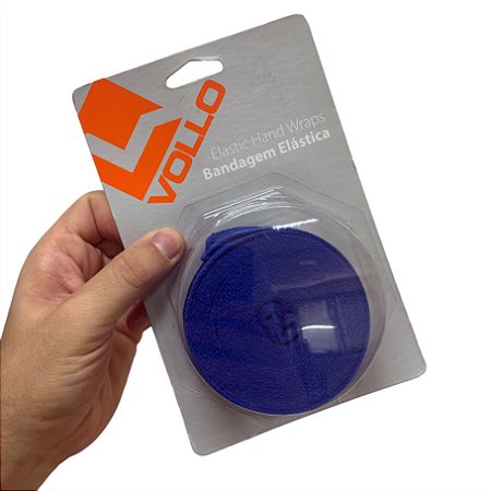 Par de Bandagens Elásticas Vollo VFG137 3 Metros Azul
