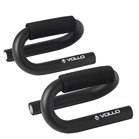 Par de Suportes para Flexão, Musculação Fitness e Yoga, Treinamento VP1069 Vollo