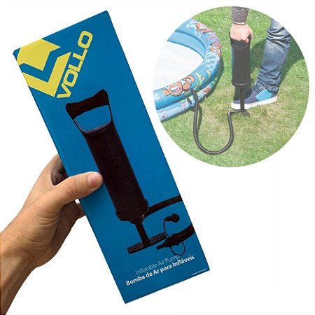 Bomba De Ar Para Infláveis VV29P386 Vollo Piscinas, Bolas, Bóias e Colchões
