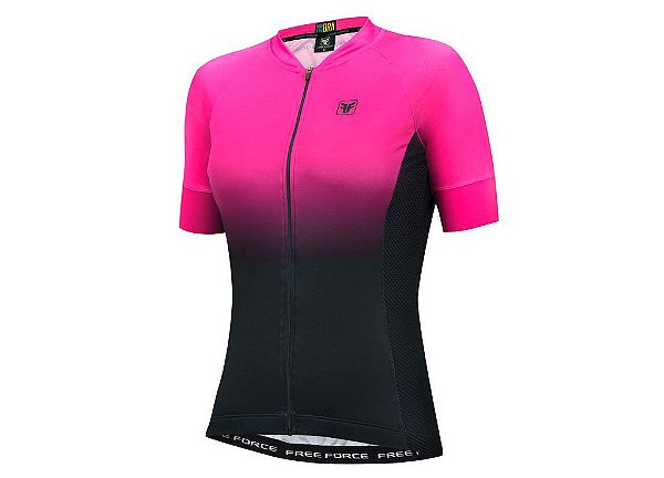 CAMISA CICLISMO FREE FORCE SPORT DUAL FEMININA MANGA CURTA