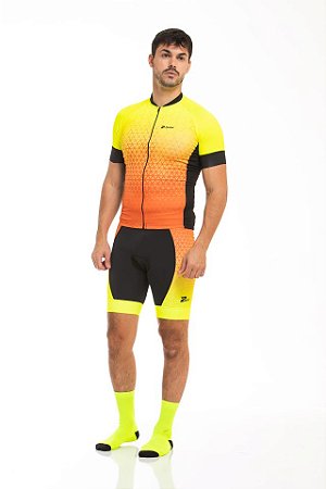 CAMISA CICLISMO Z-NINE SPORT GEOMETRY MANGA CURTA - MASCULINO