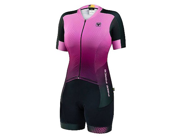 Macaquinho De Ciclismo Free Force New Roseate