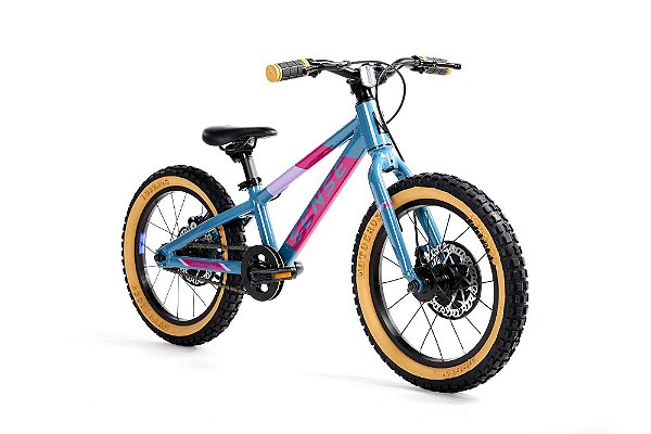 BICICLETA ARO 16 SENSE GROM AZUL E ROSA