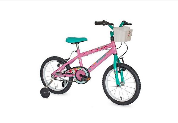 BICICLETA ARO 16 STONE BIKE SKII FEMININA Tamanho:16;Cor:Rosa