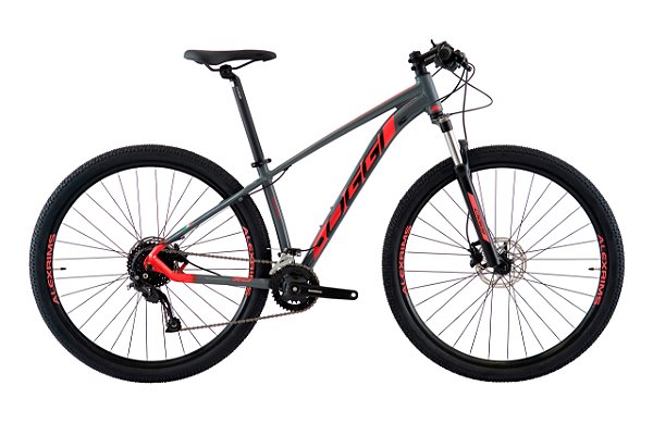 BICICLETA ARO 29 OGGI BIG WHEEL 7.0 ALIVIO 18V PRETA E LARANJA