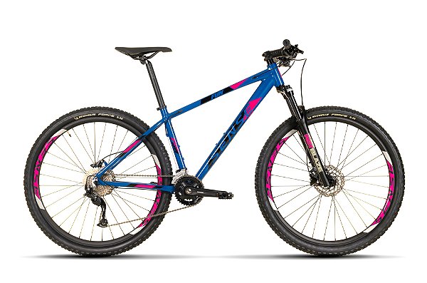 BICICLETA SENSE FUN EVO 2023 AZUL E ROXO TAM 15,5