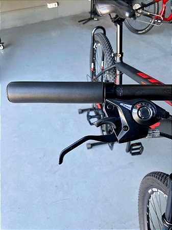 BICICLETA ARO 29 GTI 21V PRETO E VERMELHO