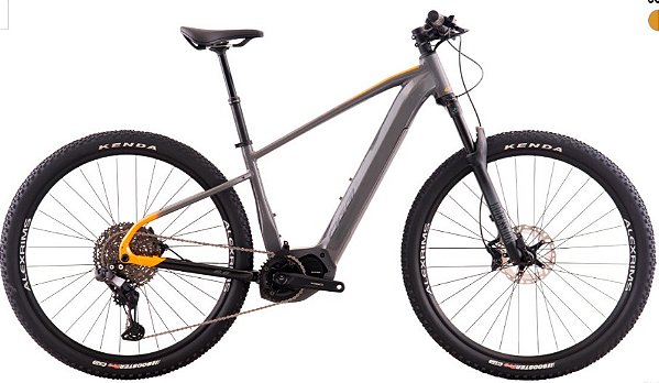 BICICLETA ARO 29 OGGI 8.6 2024 EP6 CUES/XT Di2 11V TAM 21 CINZA/PRETO/LARANJA